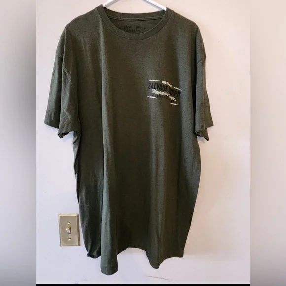 SALVAGE Supply Company Men's Graphic T-Shirt Gray Size Xxl - Picture 1 of 4